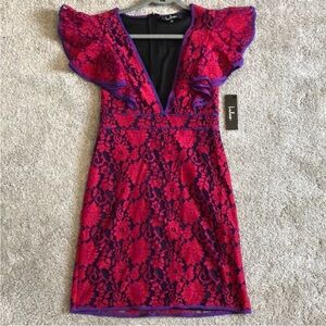 Red & Purple Lulu’s Mini Dress
